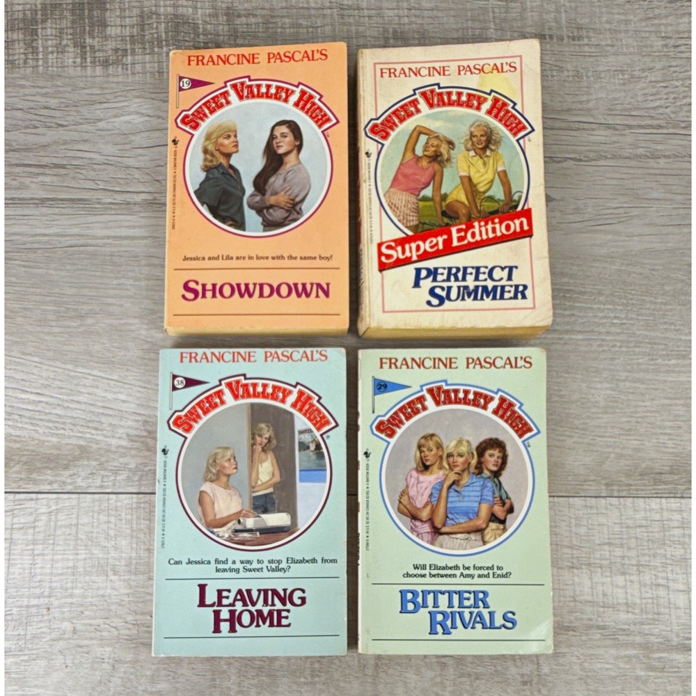 Vintage Sweet Valley High Lot of 4 Francine Pascal 1980s Books Super Edition YA